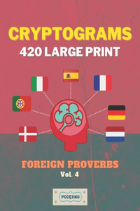 Cryptograms 420 Large Print