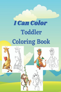I Can Color Toddler Coloring Book