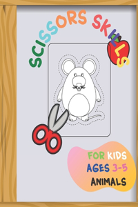 Scissors Skills for Kids Ages 3-5 Animals