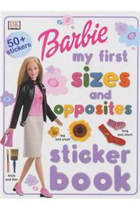 Barbie: My First Sizes and Opposites Sticker Book