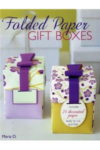 Folded Paper Gift Boxes