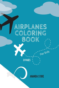 Airplane Coloring Book