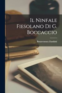 Ninfale Fiesolano Di G. Boccaccio