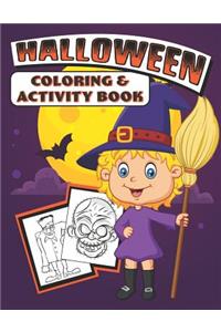 Halloween Coloring & Activity Book