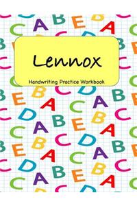 Lennox - Handwriting Practice Workbook