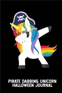 Pirate Dabbing Unicorn Halloween Journal