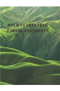 Rock Star Guitar Tabs Blank Sheets