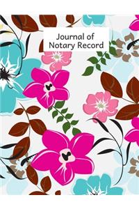 Journal of Notary Record