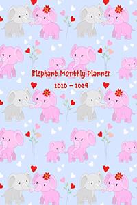 Elephant Weekly Planner 2020-2024