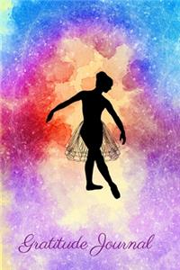 Gratitude Journal: Guided 52 Week Gratitude Journal For Women With Inspirational Quotes Ballerina Silhouette Watercolour