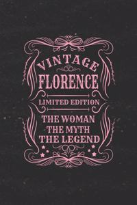 Vintage Florence Limited Edition the Woman the Myth the Legend