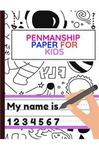 Penmanship Paper for Kids