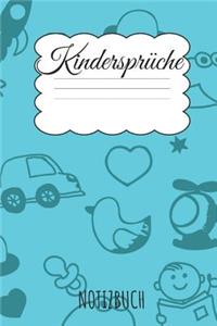 Kindersprüche Notizbuch