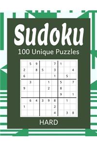 Sudoku 100 Unique Puzzles Hard: Accept the Challenge with 100 Sudoku Puzzles for the Advanced or Expert Puzzler and Sudoku Fan