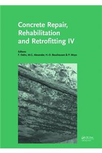 Concrete Repair, Rehabilitation and Retrofitting IV