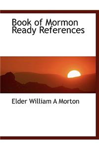 Book of Mormon Ready References