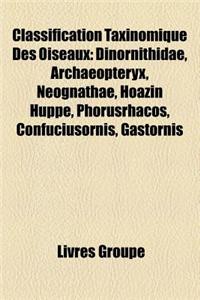 Classification Taxinomique Des Oiseaux