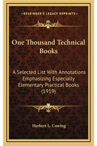 One Thousand Technical Books