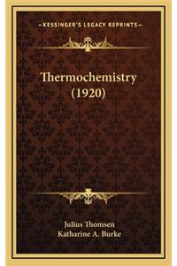 Thermochemistry (1920)