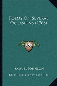 Poems On Several Occasions (1768)