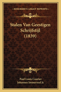 Stalen Van Geestigen Schrijfstijl (1839)
