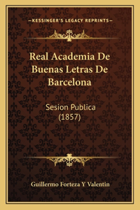 Real Academia De Buenas Letras De Barcelona