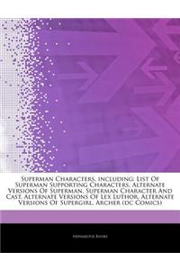 Articles on Superman Characters, Including
