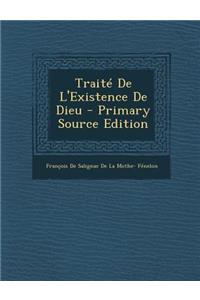 Traité de l'Existence de Dieu