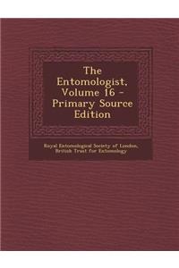 The Entomologist, Volume 16