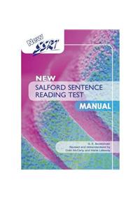 New Salford Sentence Reading Test: Record Sheet Pk10