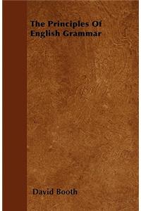 The Principles Of English Grammar