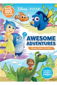 Disney Pixar Awesome Adventures: Draw, Color, Create