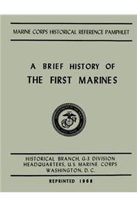 A Brief History of the 1st Marines