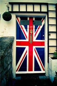 Union Flag of the United Kingdom Painted on a Door Journal