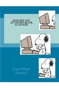 January 2017 Author's Book Planner