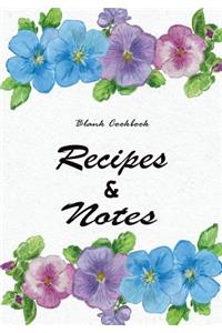 Blank cookbook