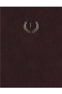 Monogram "F" Sketchbook