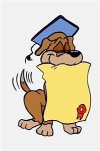 Graduation Journal Puppy Dog Cap Diploma