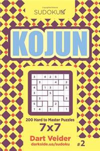 Sudoku Kojun - 200 Hard to Master Puzzles 7x7 (Volume 2)