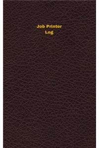 Job Printer Log
