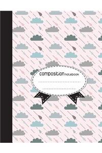 Composition Notebook, 8.5 x 11, 110 pages