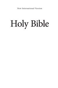 NIV Holy Bible, Large Print