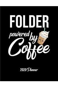 Folder Powered By Coffee 2020 Planner