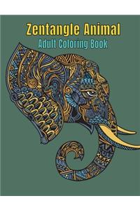 Zentangle Animal Adult Coloring Book
