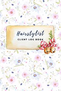 Hairstylist Client Log Book