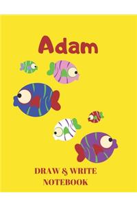 Adam Draw & Write Notebook