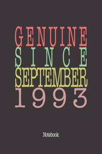 Genuine Since September 1993