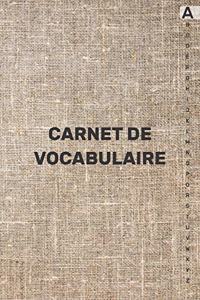 Carnet de Vocabulaire