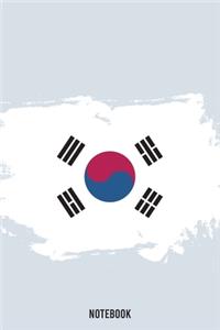 Korea Flag Notebook
