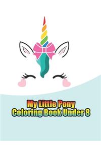 my little pony coloring book under